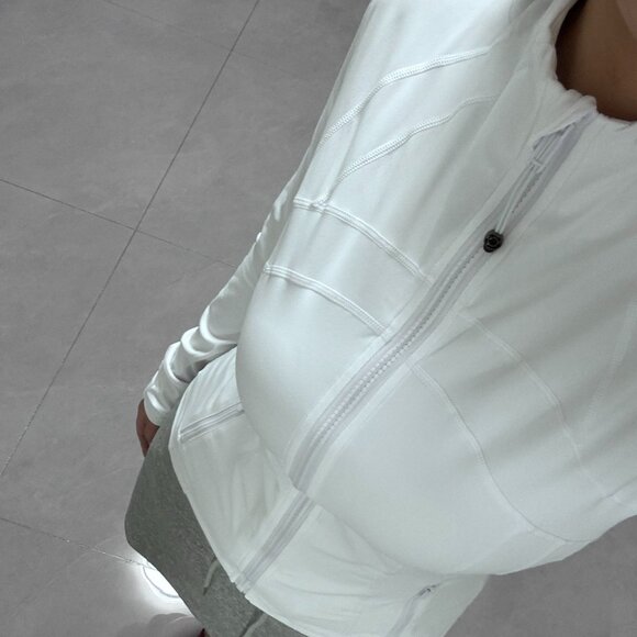 white Long-sleeved Pilates workout clothes - Picture 2 of 2